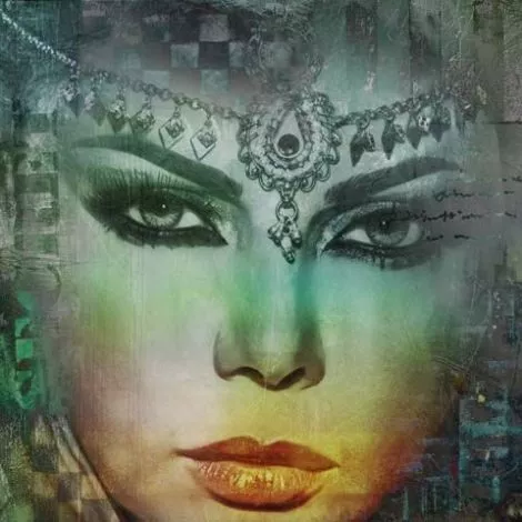 Peinture arabe Arabe Haifa Turquoise SFCVSLD00030