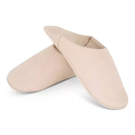 Babouche marocaine en cuir Nude SFMRKBAB00146