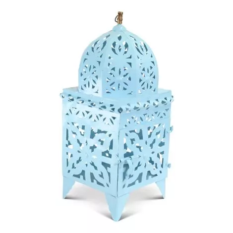 Lanterne marocaine bleue Large Nimra SFLNTRN00032
