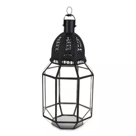 Lanterne marocaine noire Veda 30 x 70cm SFLNTRN00017
