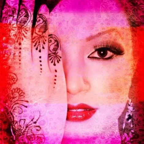 Peinture orientale Beau mehndi Rose SFCVSLD00035